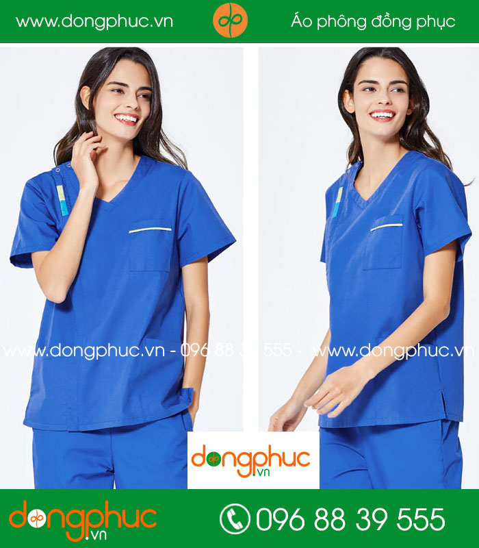 Đồng phục phòng mổ màu xanh bích
